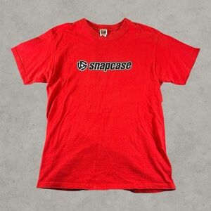 Vintage Snapcase Shirt Men Large Red 90s Hardcore Band Tee Metal Punk Very Rare